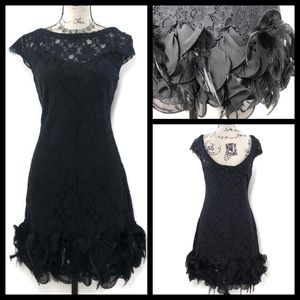 La Nouvelle Renaissance Lace/ Feather Dress